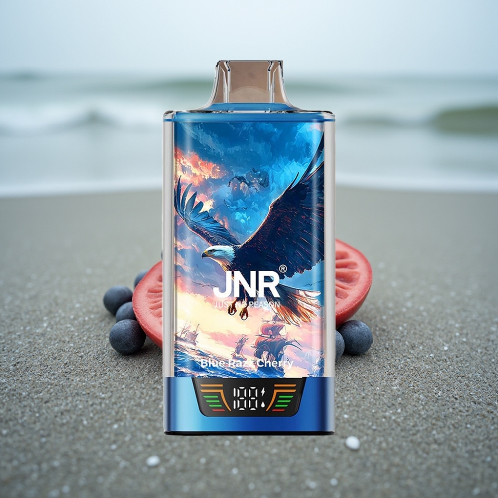 JNR Falcon Pro 28000 Disposable Vape 30ml 5 Nikotyny Smak Niebieska Malina Wiśnia