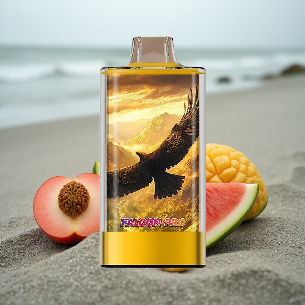 JNR Falcon Pro 28000 Disposable Vape Brzoskwinia Mango Arbuz 30ml 950mAh 5 Nikotyny