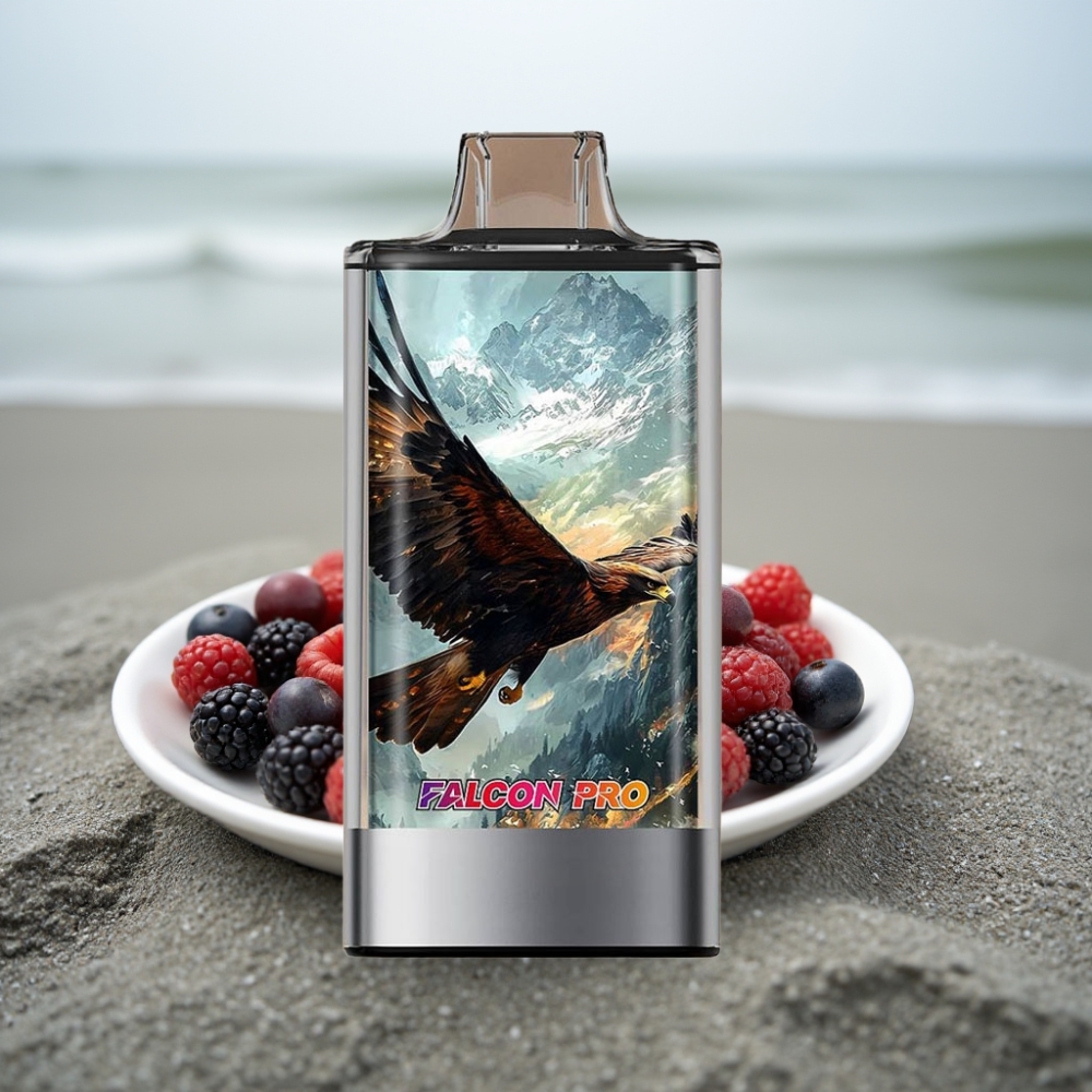 JNR Falcon Pro 28000 Disposable Vape Mieszane Jagody 30ml 5 Nikotyny USB-C