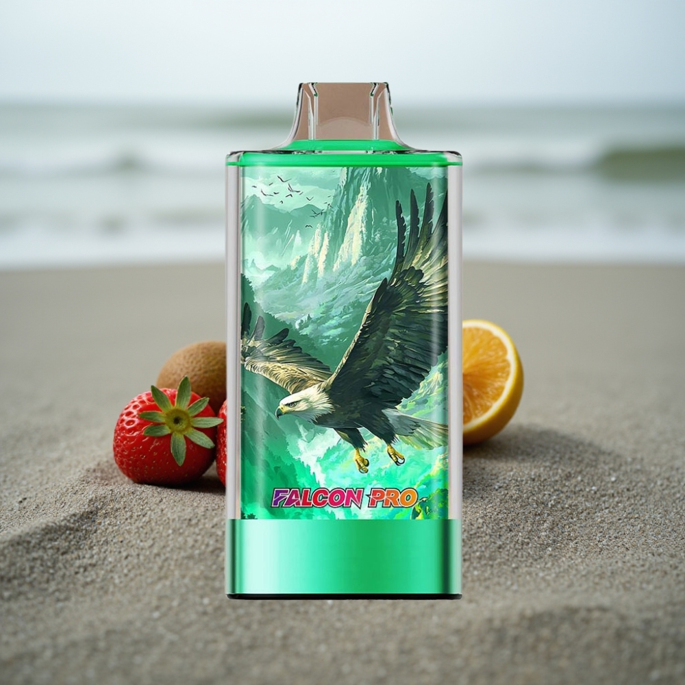 JNR Falcon Pro 28000 Disposable Vape Truskawka Kiwi 30ml 5 Nikotyna USB-C