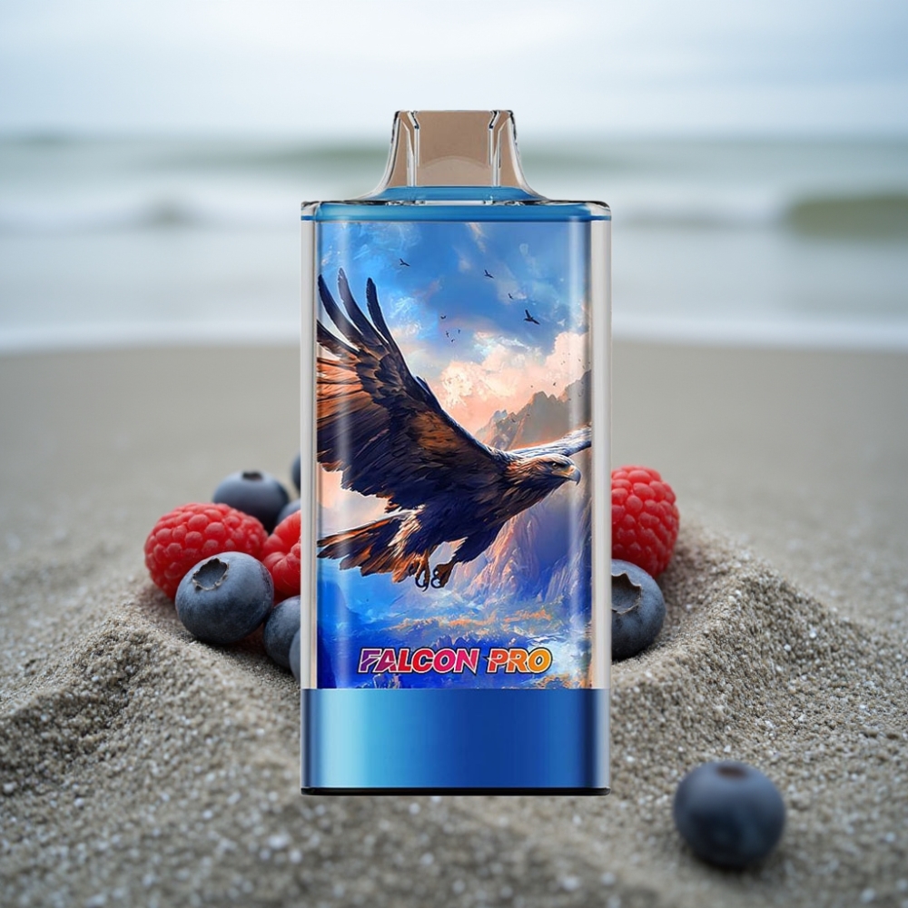 JNR Falcon Pro 28000 Dym Jednorazowy Borówka Malina Wiśnia 30ml 950mAh 5 Nikotyny