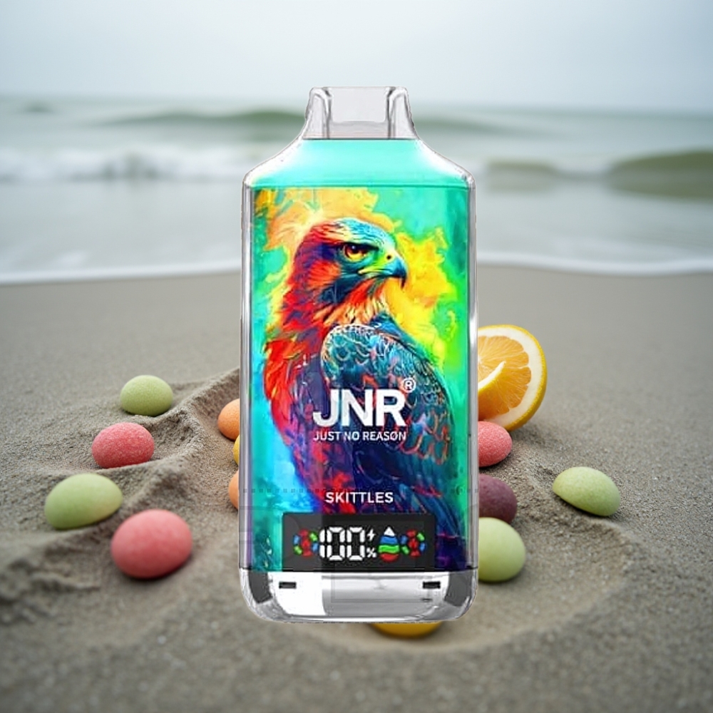 JNR Falcon X 18000 Puffs Skittles (Tęcza Smaków) – 750mAh 24ml Dual Mesh Coil Typ-C