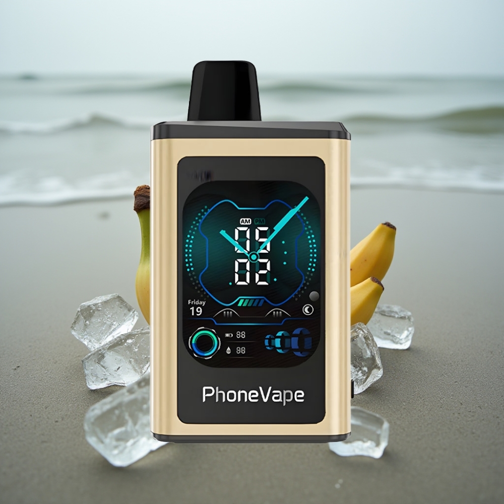 JNR PhoneVape 30000 zaciągnięć Bateria 850mAh Typ-C Bananowy Lód Turbo Aplikacja