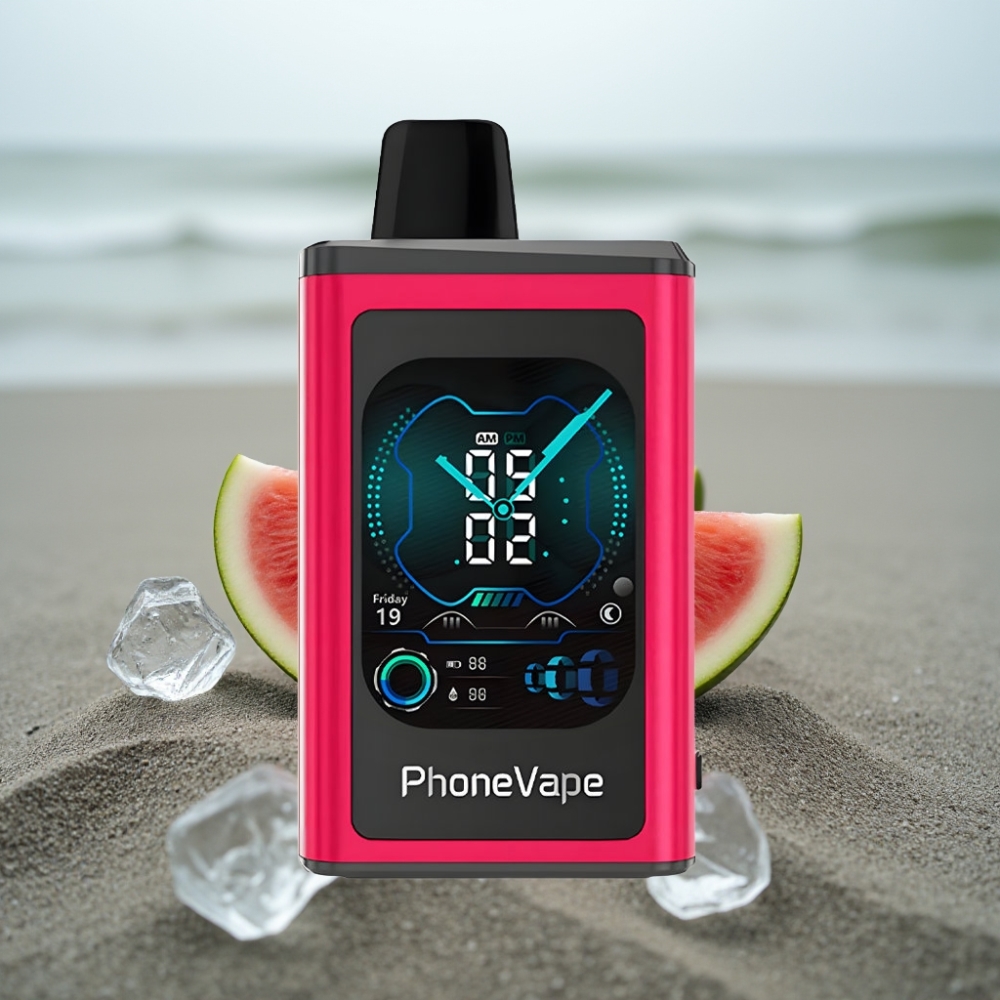 JNR PhoneVape 30000 zaciągnięć Jednorazowy E-papieros Arbuzowy Lód 850mAh Turbo Aplikacja