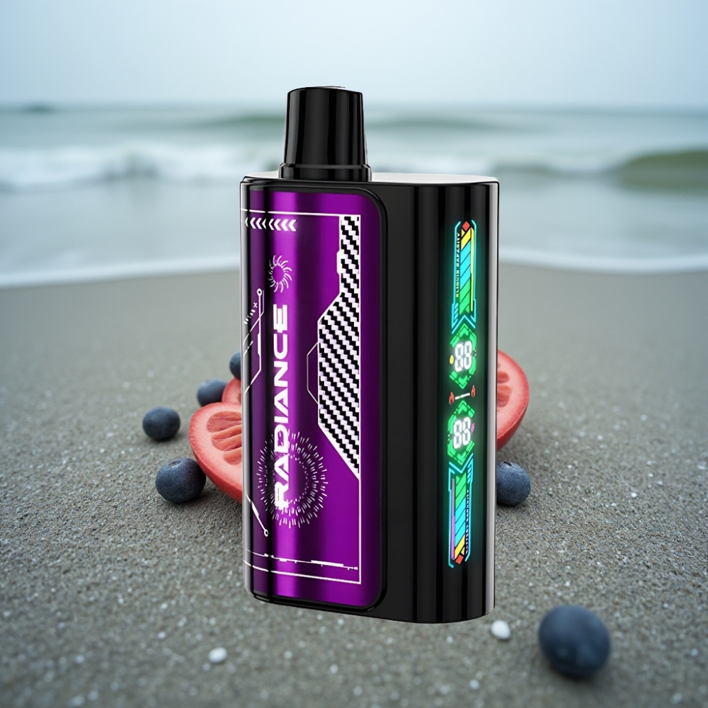 JNR Radiance 31000 Puffs BŁĘKITNA MALINA WIŚNIA 28ml Dual Mesh Typ-C