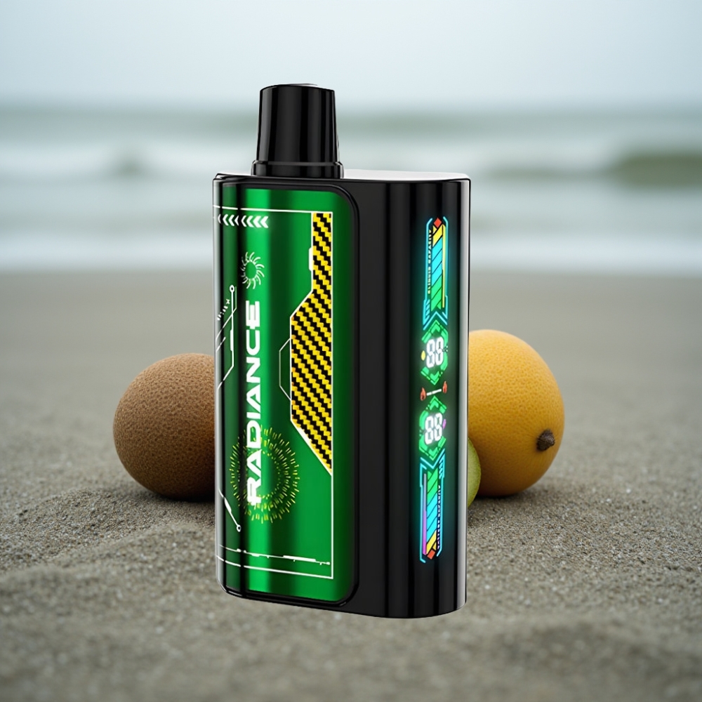 JNR Radiance 31000 Puffs E-papieros Jednorazowy z Ekranem Dual Mesh Typ-C Marakuja Kiwi