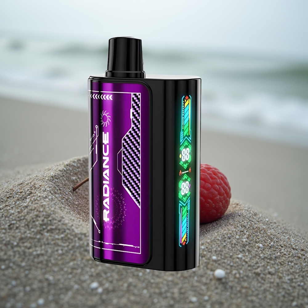 JNR Radiance 31000 Puffs Ekstrakt 28ml Wiśnia-Jagoda Dual Mesh Typ-C