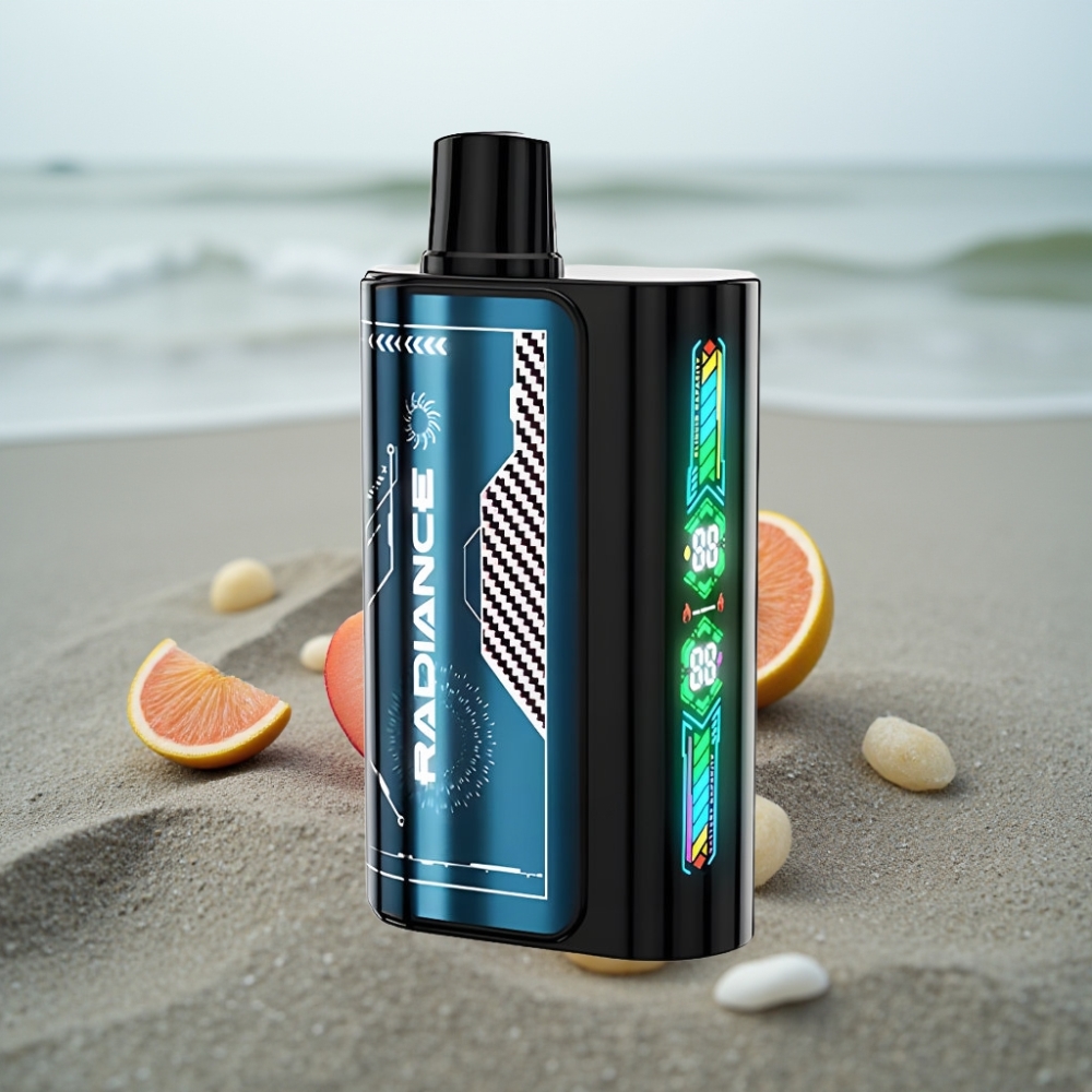 JNR Radiance 31000 Puffs Jednorazowe E-papierosy LETNIA BRZOSKWINIA LÓD 28ml Dual Mesh Coil Typ-C