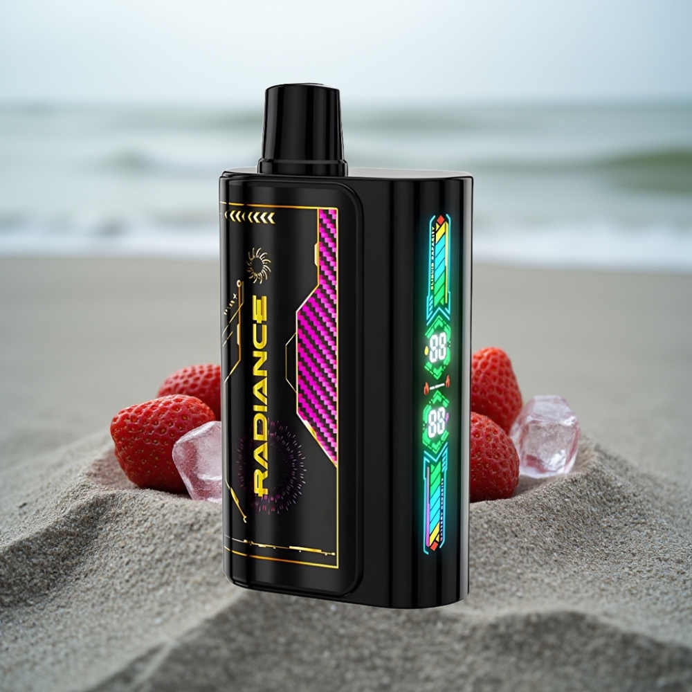 JNR Radiance 31000 Puffs Lód Truskawkowy 28ml Dual Mesh Typ-C