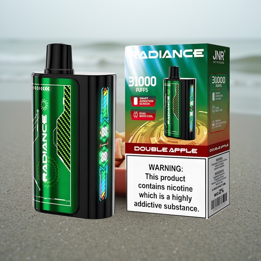 JNR Radiance 31000 Puffów Disposable Vape PODWÓJNE JABŁKO 28ml Dual Mesh Type-C