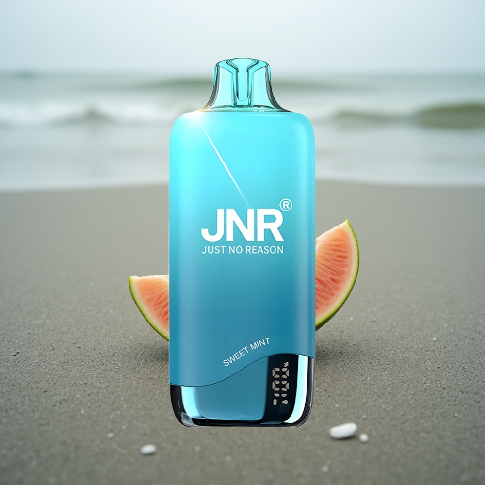 JNR Rainbow 10500 Puffs Disposable Vape Słodka Mięta 18ml USB-C 08ohm