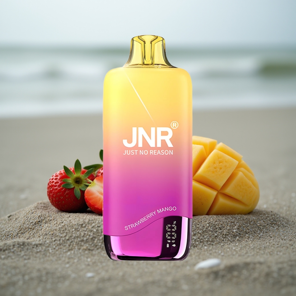 JNR Rainbow 10500 Puffs Disposable Vape Truskawka Mango 18ml 08ohm USB-C