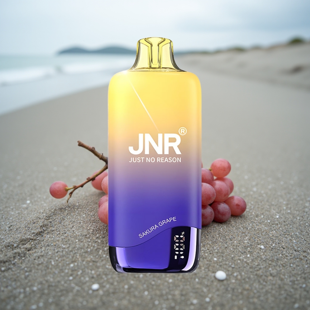 JNR Rainbow 10500 Puffs Jednorazowy E-papieros Wiśniowe Winogrono 18ml 600mAh USB-C