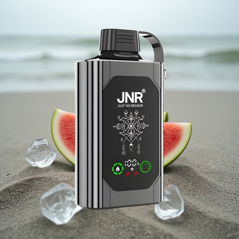 JNR Shisha Hookah Box 20500 Puffs Typ-C HD Wyświetlacz Arbuz Lód Dual Mesh Coil 25ml