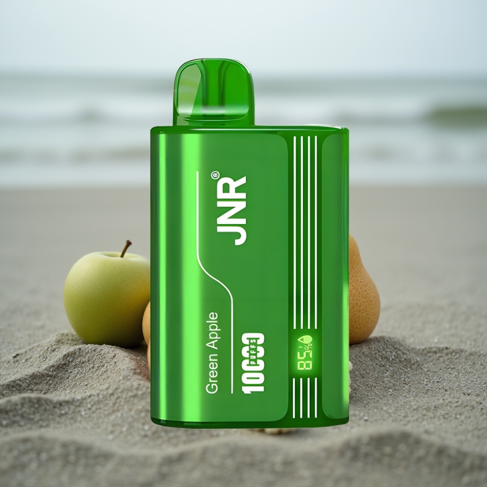JNR Tank 10000 Puffs Zielone Jabłko Brzoskwinia Gruszka 650mAh Typ-C Dual Mesh 20ml