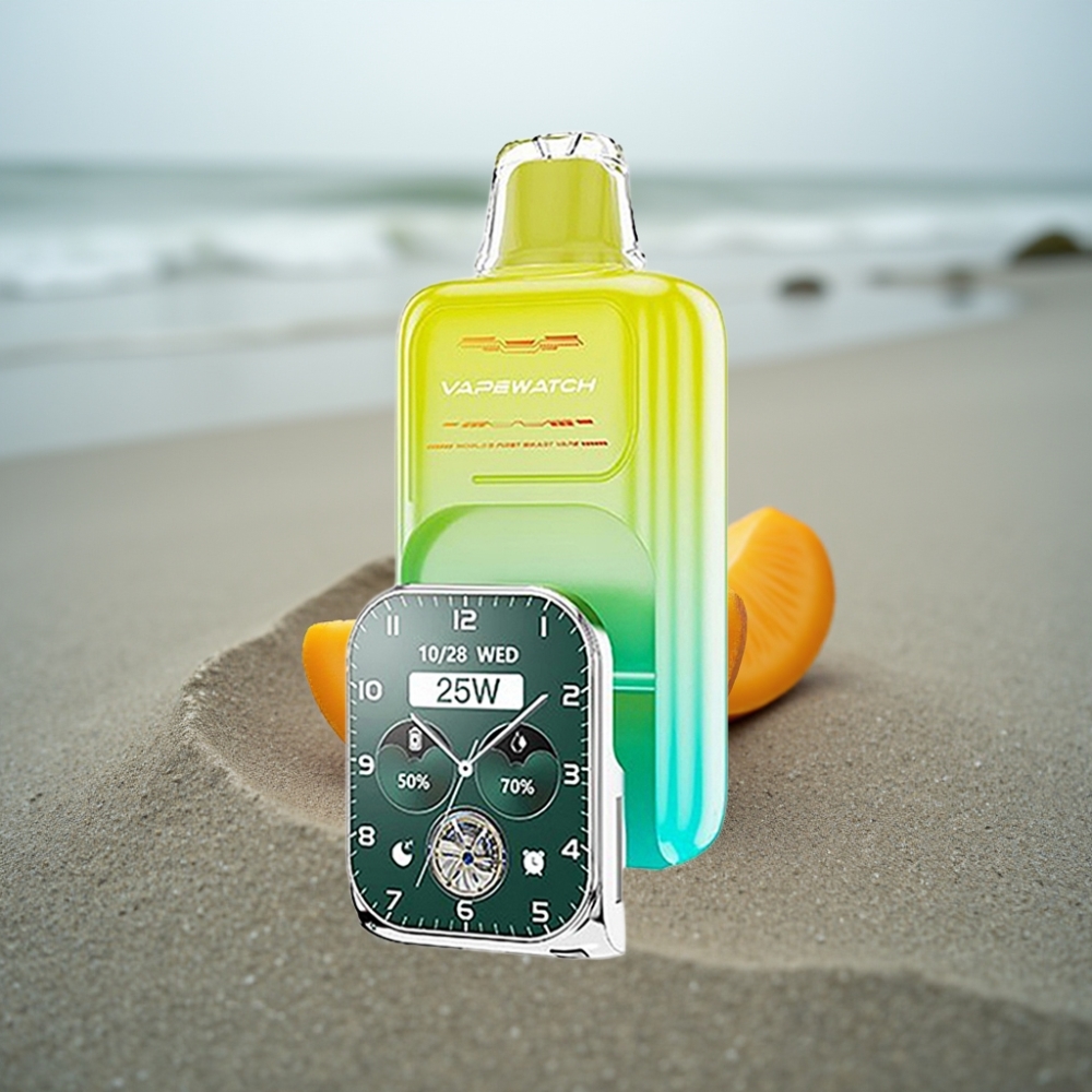 JNR VapeWatch 30000 Puffs Dual Mesh Coil Typ-C Pomarańczowe Mango