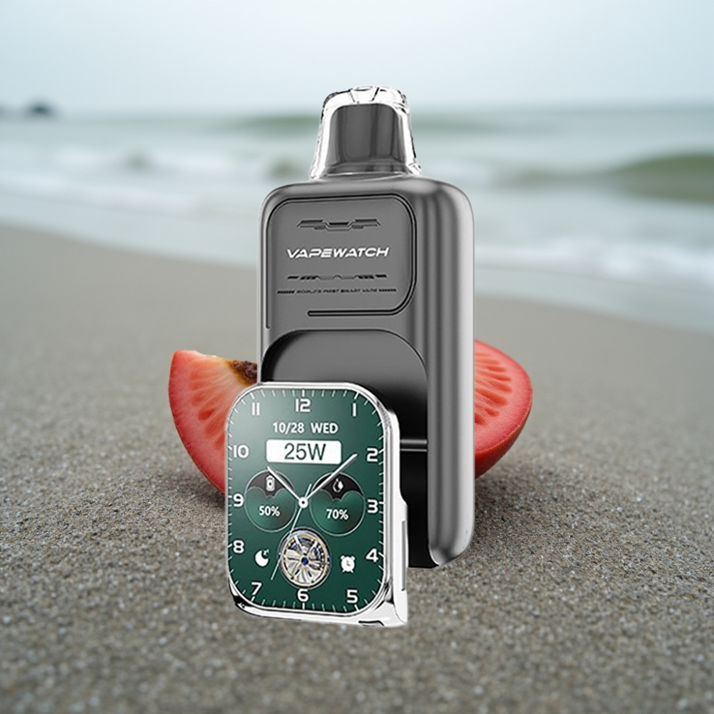 JNR VapeWatch 30000 Puffs Jednorazowy E-papieros Trójjagodowy 1000mAh 19mL 5 nikotyny Dual Mesh Coil Type-C