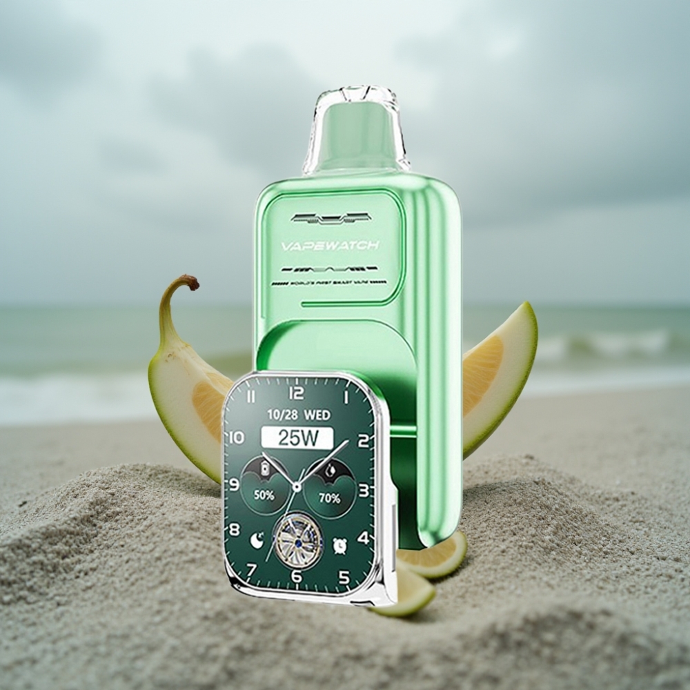JNR VapeWatch 30000 Puffs Miami Mięta 19mL 5 nikotyny Dual Mesh Coil Type-C