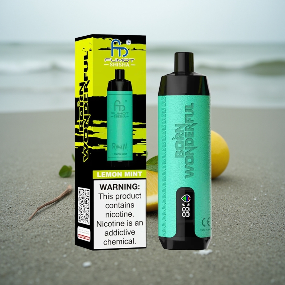 RandM Fumot Shisha 10000 Puffs Typ-C 850mAh 18ml Cytrusowo-Miętowy