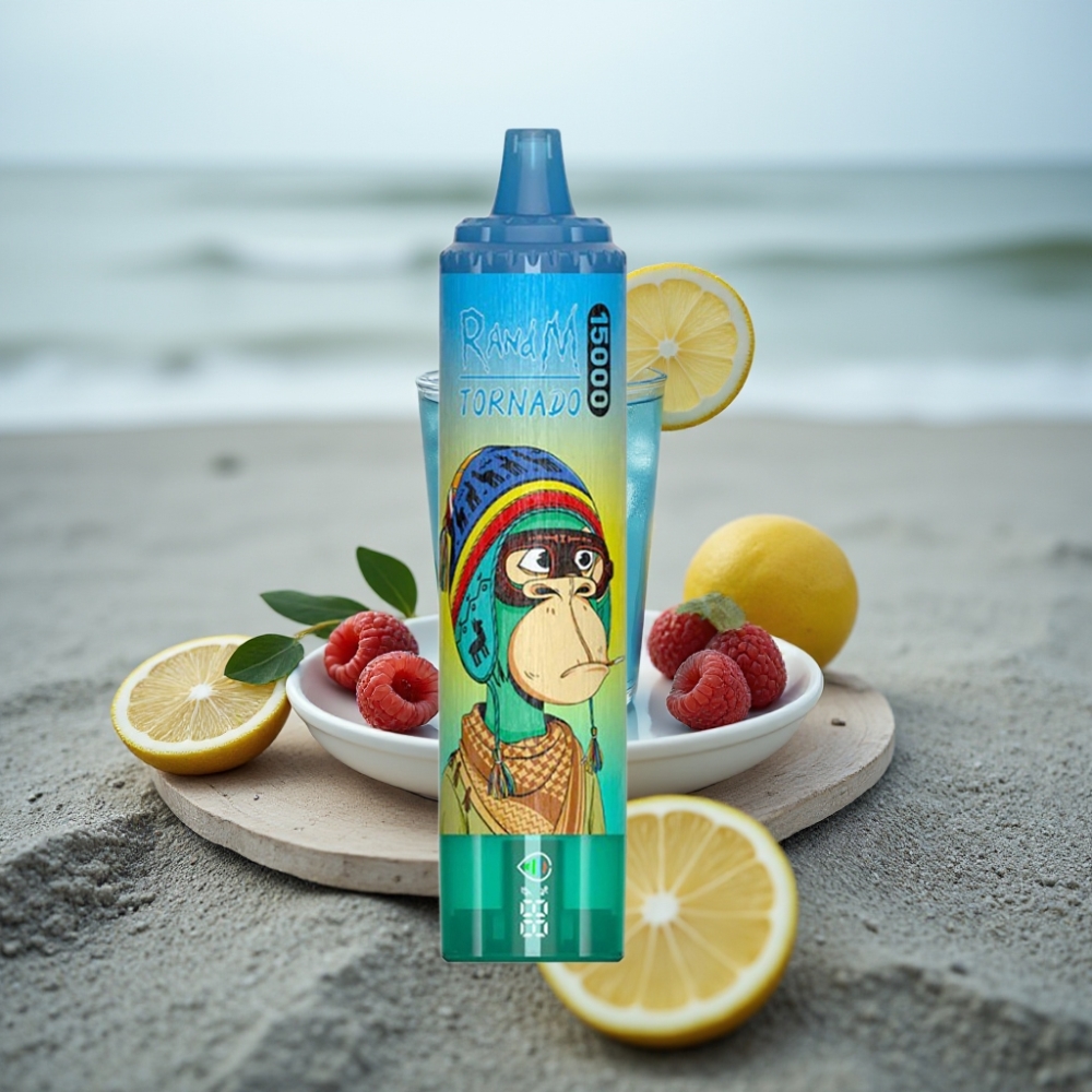 RandM Fumot Tornado 15000 Puffs Disposable Vape 25ml 850mAh Mesh Coil Blue Razz Lemonade (Borówka-Cytrynowa Lemoniada)
