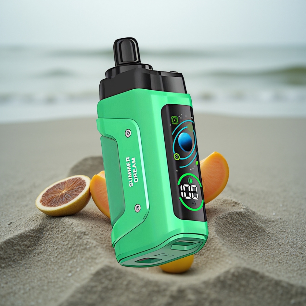 Razz Bar 45000 Puffs Disposable Vape Letni Sen 10 Ohm Mesh Type-C 20 mg/ml