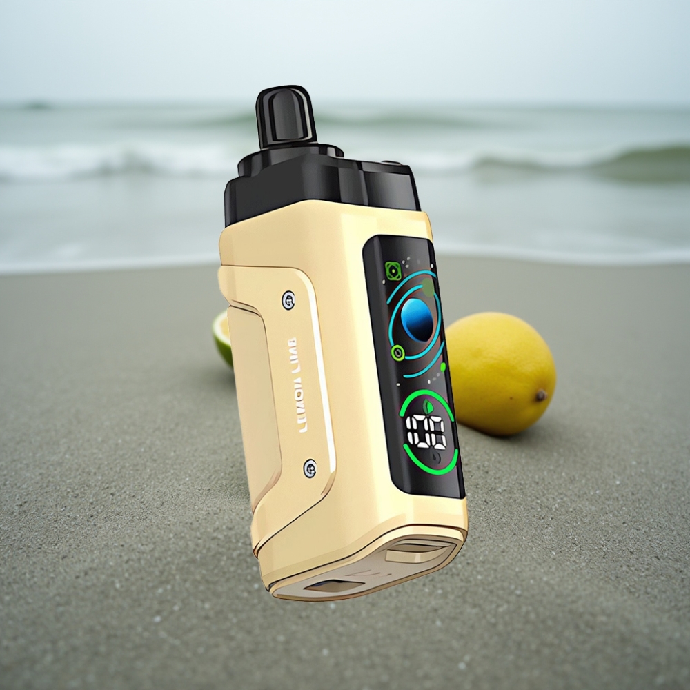 Razz Bar 45000 Puffs Jednorazowe E-papierosy Cytrynowo-Limonkowe 10 Ohm Mesh Typ-C