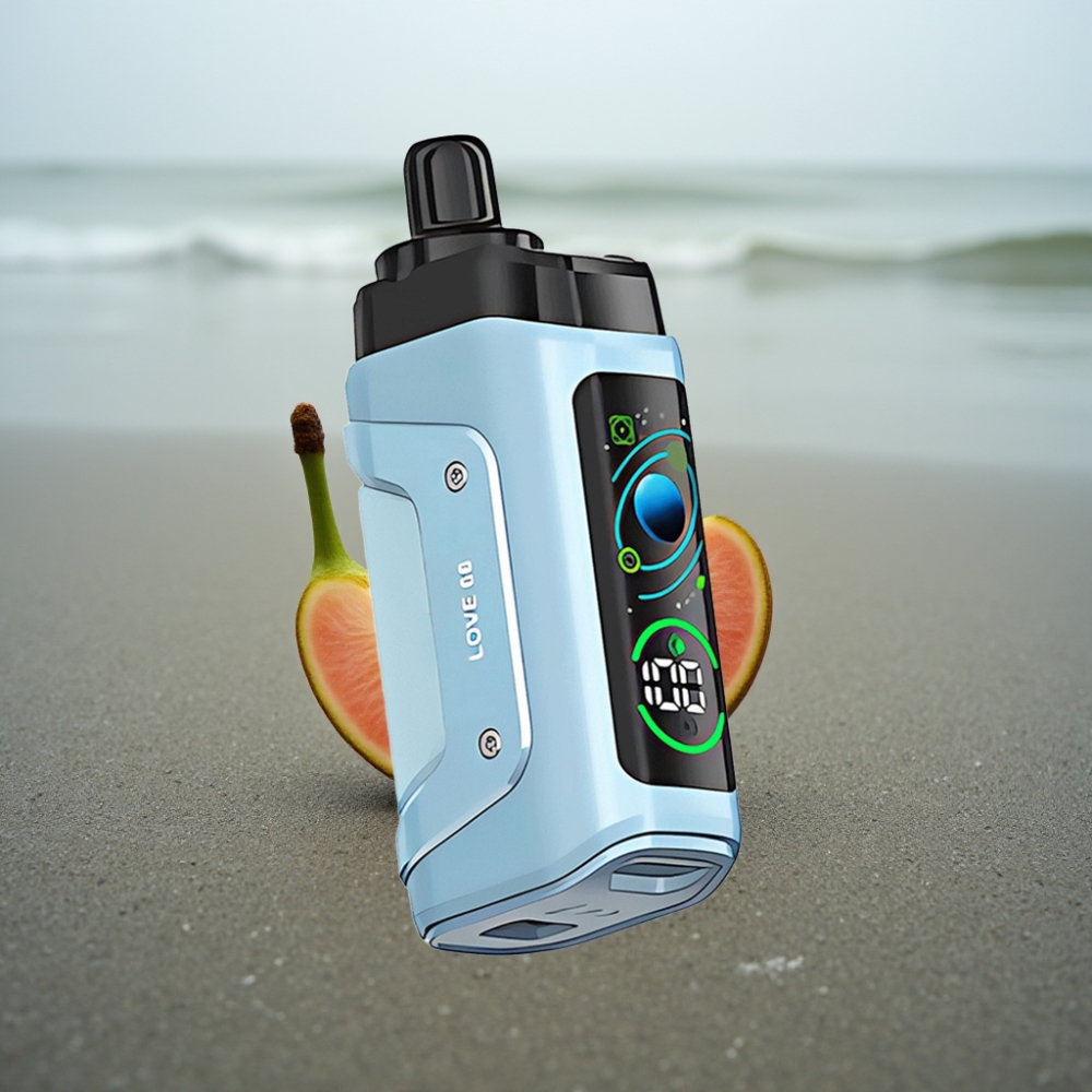 Razz Bar 45000 Puffs Jednorazowy E-papieros Miłość 66 10 Ohm Mesh Typ-C 20 mg/ml