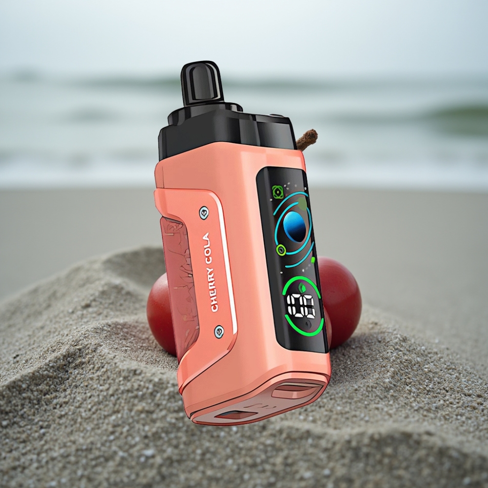 Razz Bar 45000 Puffs Jednorazowy E-papieros Wiśnia Cola 10 Ohm Mesh Regulowany Ciąg 650 mAh Type-C