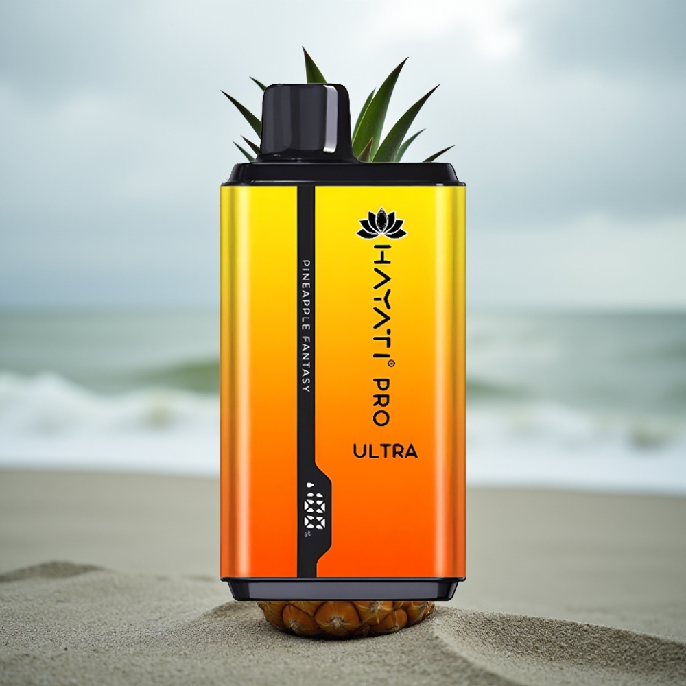 Hayati Pro Ultra 15000 Puffs E-papieros Jednorazowy Fantazja Ananasowa 2×12ml 2%
