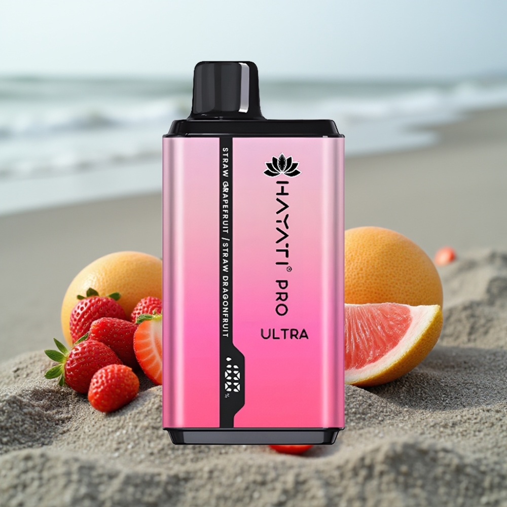 Hayati Pro Ultra 15000 Puffs Truskawka Grejpfrut Truskawka Pitaja 2×12ml 2%