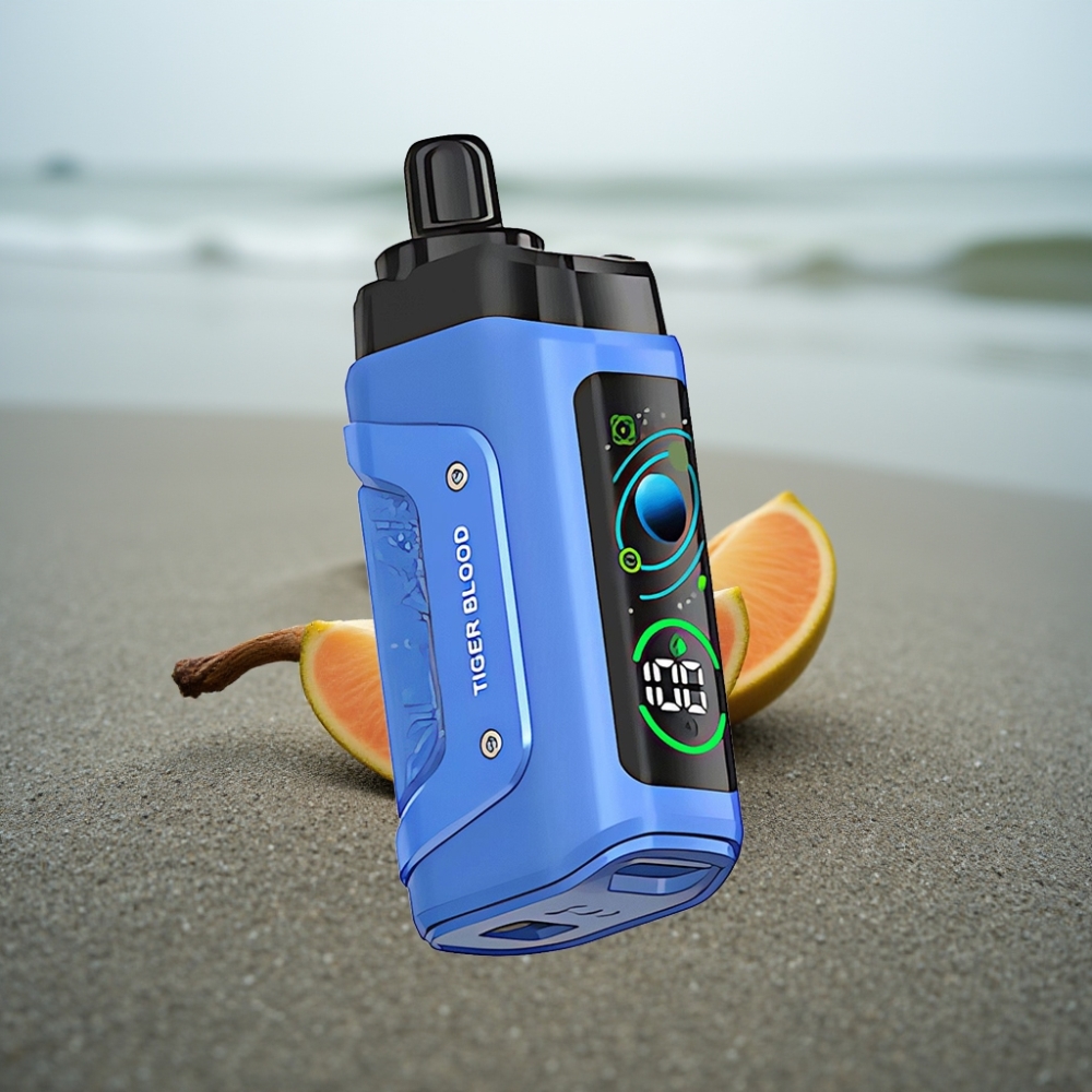 Razz Bar 45000 Puffs Jednorazowy E-papieros Krew Tygrysa, 1.0 Ohm Mesh, Type-C, 20 mg/ml